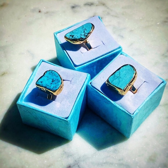 Opalite Moon Collective Jewelry - Turquoise Howlite Ring​